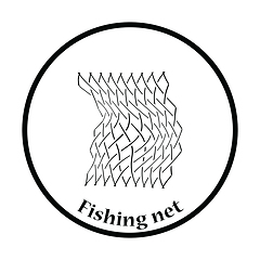 Image showing Icon of Fishing net 