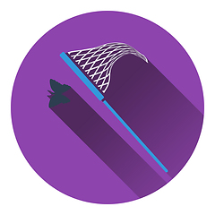 Image showing Icon of butterfly net