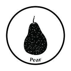 Image showing Icon of Pear