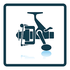 Image showing Icon of Fishing reel 