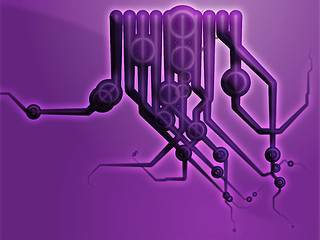 Image showing Technical schematic diagram