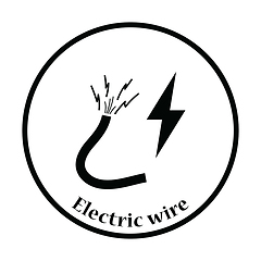 Image showing Icon of Wire 