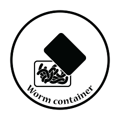 Image showing Icon of worm container