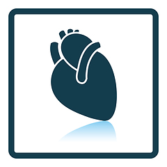 Image showing Human heart icon