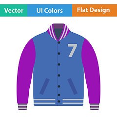 Image showing Baseball jacket icon