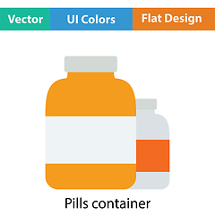 Image showing Pills container icon