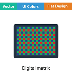 Image showing Icon of photo  camera sensor