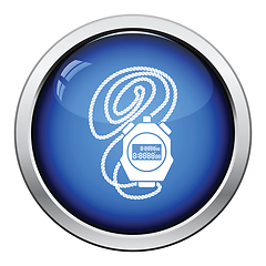 Image showing Icon of stopwatch