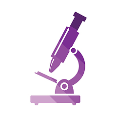 Image showing School microscope icon