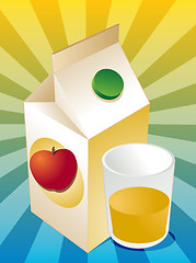 Image showing Apple juice