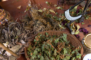 Image showing herbalist workshop