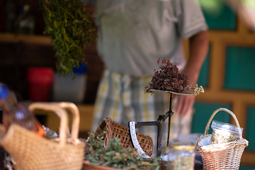 Image showing herbalist workshop