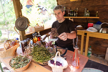 Image showing herbalist small business owner