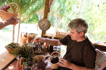 Image showing herbalist small business owner