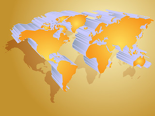 Image showing World map