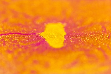 Image showing Smooth colorful liquid flowing as background texture