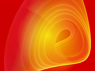 Image showing Wavy glowing colors