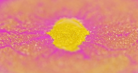 Image showing Abstract multicolored surface closeup photo