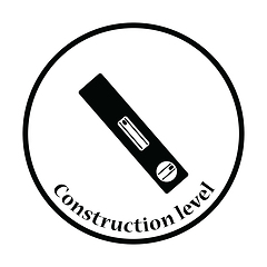 Image showing Icon of construction level 