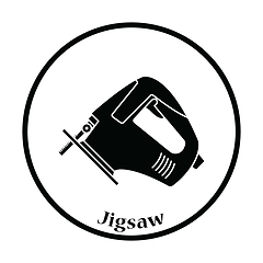 Image showing Icon of jigsaw icon