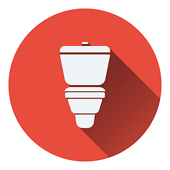 Image showing Toilet bowl icon