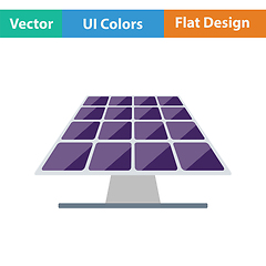 Image showing Solar energy panel icon