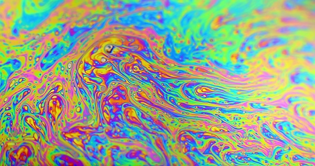 Image showing Abstract multicolored surface closeup photo