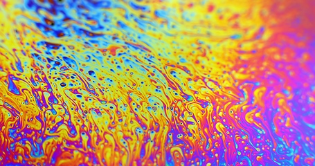 Image showing Abstract multicolored surface closeup photo