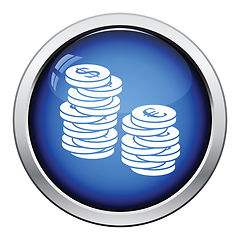 Image showing Stack of coins  icon