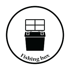 Image showing Icon of Fishing opened box