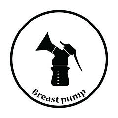 Image showing Breast pump icon