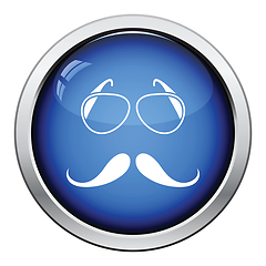 Image showing Glasses and mustache icon