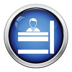 Image showing Bank clerk icon