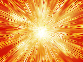 Image showing Burst streaks of light