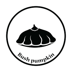 Image showing Bush pumpkin icon