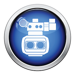 Image showing 3d movie camera icon