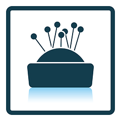 Image showing Pin cushion icon