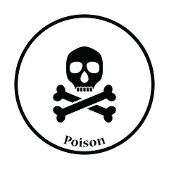 Image showing Poison sign icon