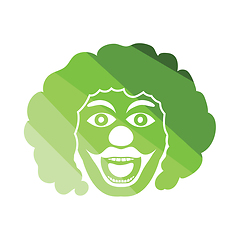 Image showing Party clown face icon