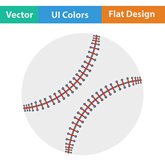 Image showing Baseball ball icon