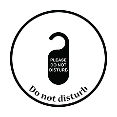 Image showing Don\'t disturb tag icon