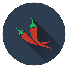 Image showing Chili pepper icon