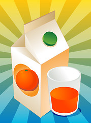 Image showing Orange juice