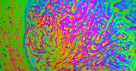 Image showing Abstract multicolored surface closeup photo
