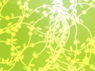 Image showing Floral nature themed design illustration