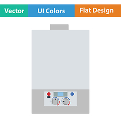 Image showing Gas boiler icon