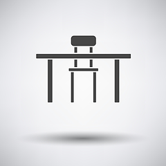 Image showing Table and chair icon 