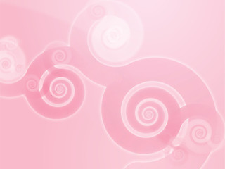 Image showing Abstract swirly floral grunge illustration