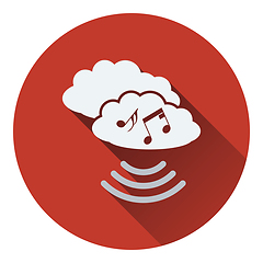 Image showing Music cloud icon