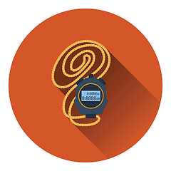 Image showing Icon of stopwatch